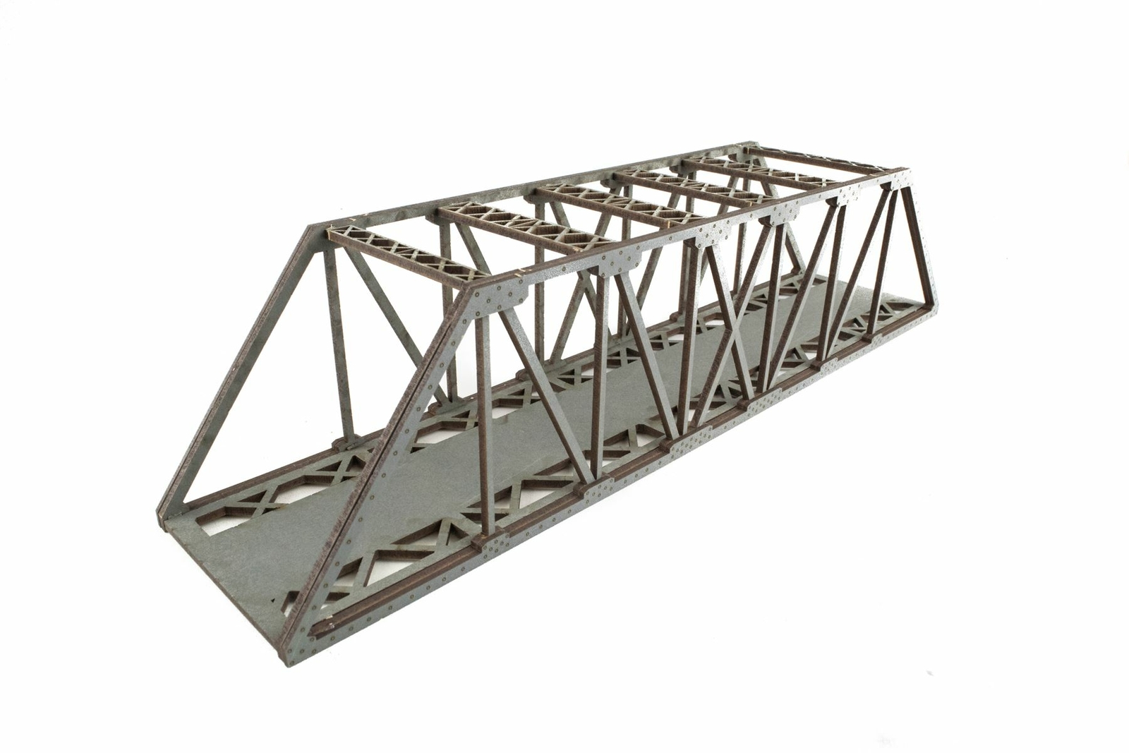 WWS Single Track Hi-Detail Grey MDF Girder Bridge 400mm – OO/HO Model Railway
