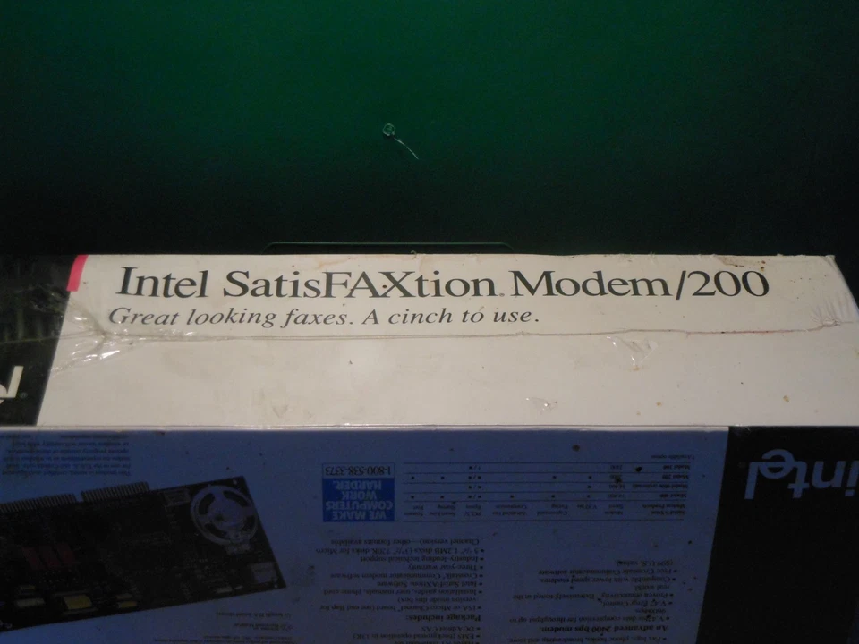 "NEW" Intel SatisFAXtion Modem/200 internal micro channel modem - Image 2 of 3