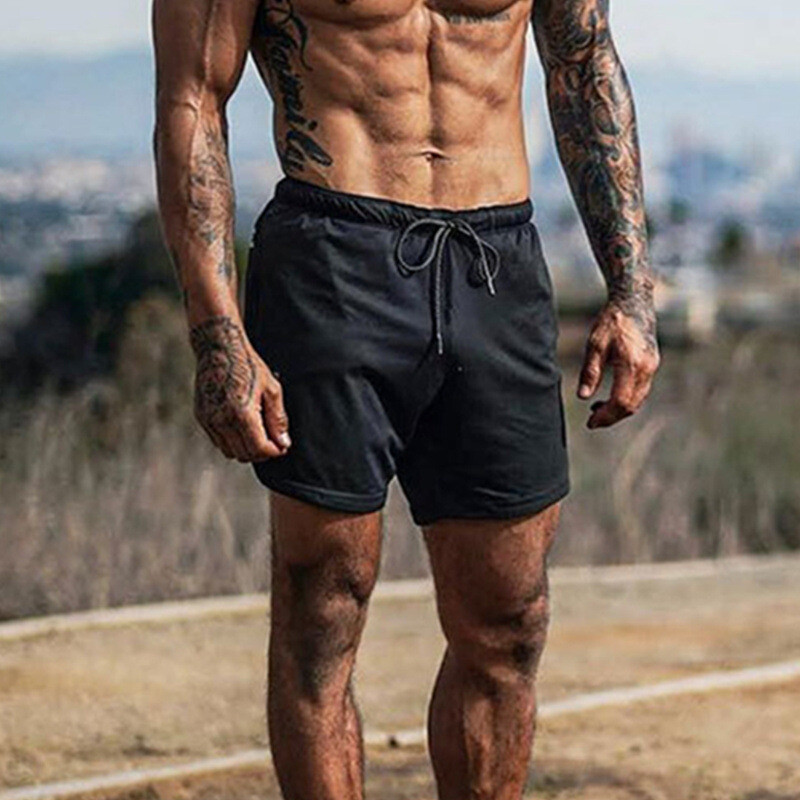 Zonbailon Men's Sports Shorts Fitness Quick Dry Pants Mesh Beach