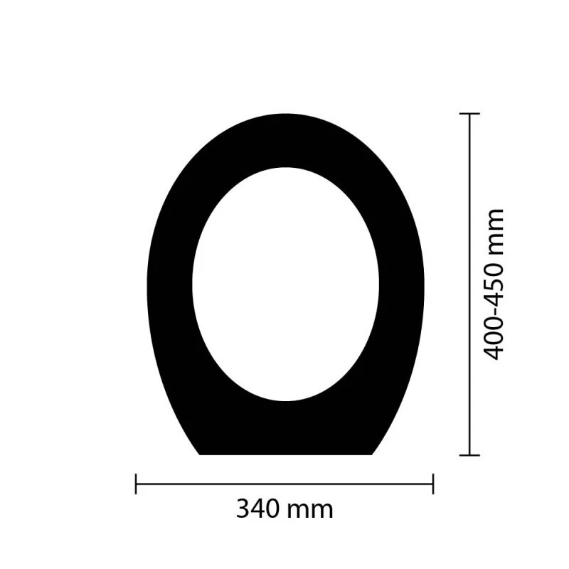 Copriwater per Tesi Ideal Standard sedile copri wc vaso asse tavoletta di legno - Immagine 3 di 4