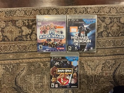 Sealed PS3 Games (Michael Jackson / Angry Birds Star Wars /F1 Race Stars) RARE!