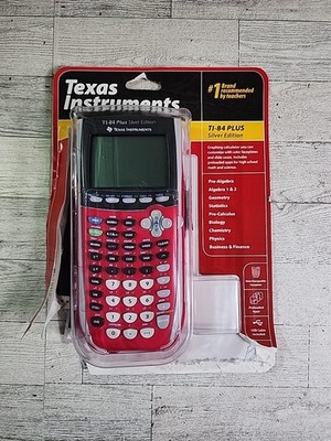 Texas Instruments TI-84 Plus Silver Edition Pink Graphing Calculator w/ Package