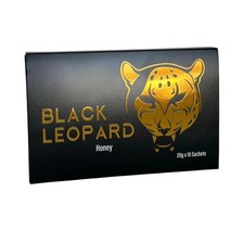 Black Leopard Honey Packs- 20 Gram Sachets - Pack of 10 - Premium Pure Honey