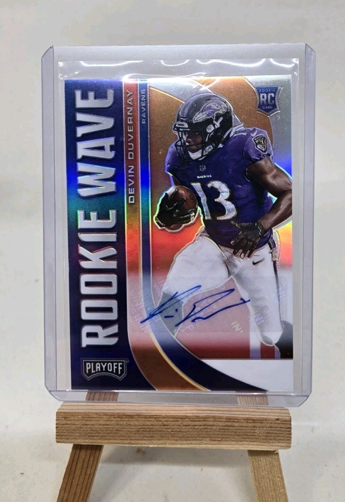 Devin Duvernay Panini Playoff Rookie Wave #RW26 Signature