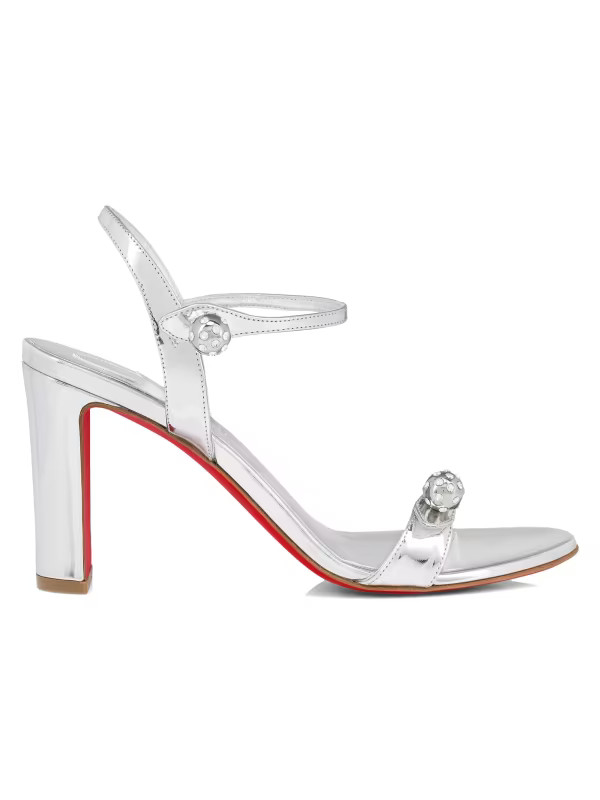 100% AUTHENTIC NEW WOMEN LOUBOUTIN ATMOSPHERIA 85 SANDALS/HEELS EU 39/US 9