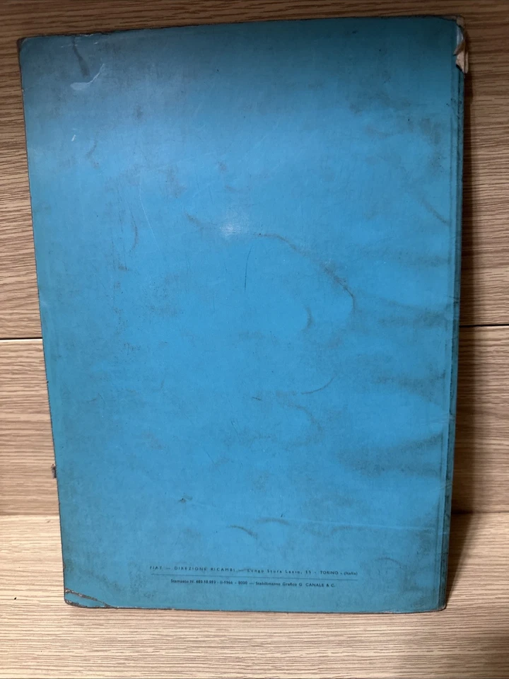 Fiat 1100r Catalogo Ricambi 1966 Prima Edizione - Immagine 2 di 4
