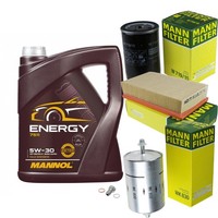 Mann Inspektionspaket Filterset 5L Mannol Energy 5W-30 FüR BMW E30 320I 325I