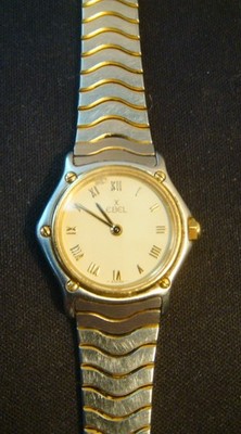 Ebel Stainless Steel/18K Gold Classic Wave Ladies Watch Model  Swiss Made