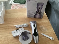 Krovena Electric Shaver Women Razor Rechargeable Trimmer Wet/Dry - Purple