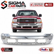 Front Bumper Chrome For 1999-04 Ford F-250 350 450 550 Super Duty And Excursion Front Bumper Chrome For 1999-04 Ford F-250 350 450 550 Super Duty And Excursion