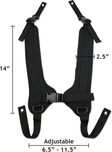 Rehabilitation Advantage Wheelchair Chest Harness - Quick Release Buckle - Picture 3 of 5