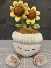 Greenhouse by Russ 12  Inch Potted Plant Garden Sunflower Plush Stuffed Flower