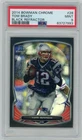 2014 Bowman Chrome TOM BRADY Black Refractor #28 PSA 9
