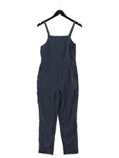 Oliver Bonas Women's Jumpsuit UK 8 Blue Lyocell Modal with Cotton Jumpsuit