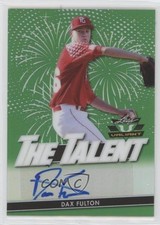 2020 Leaf Valiant The Talent Green Prismatic 29/99 Dax Fulton #TT-DF1 Auto 1b8