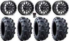 Raceline Trophy 14 Wheels Black 28 Vampire Ii Tires Honda Pioneer Raceline Trophy 14 Wheels Black 28 Vampire Ii Tires Honda Pioneer
