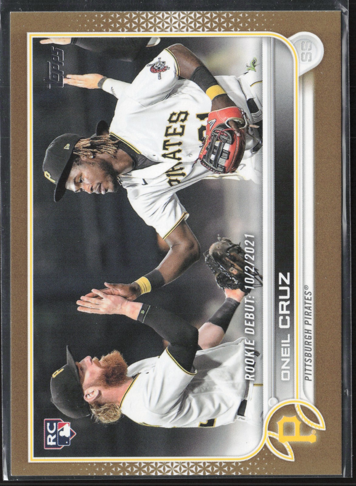 2022 Topps Update #US113 Oneil Cruz Gold #/2022