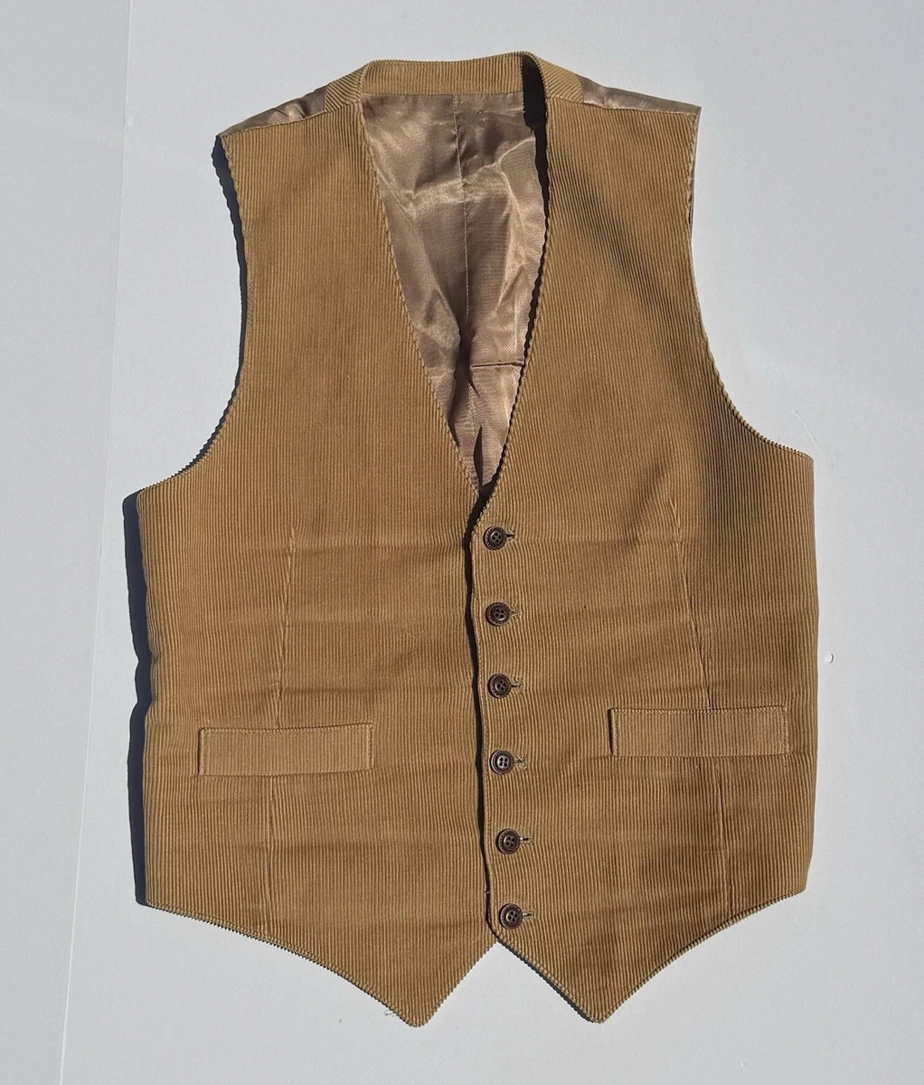 Corduroy Vintage Vests for Men for sale - eBay