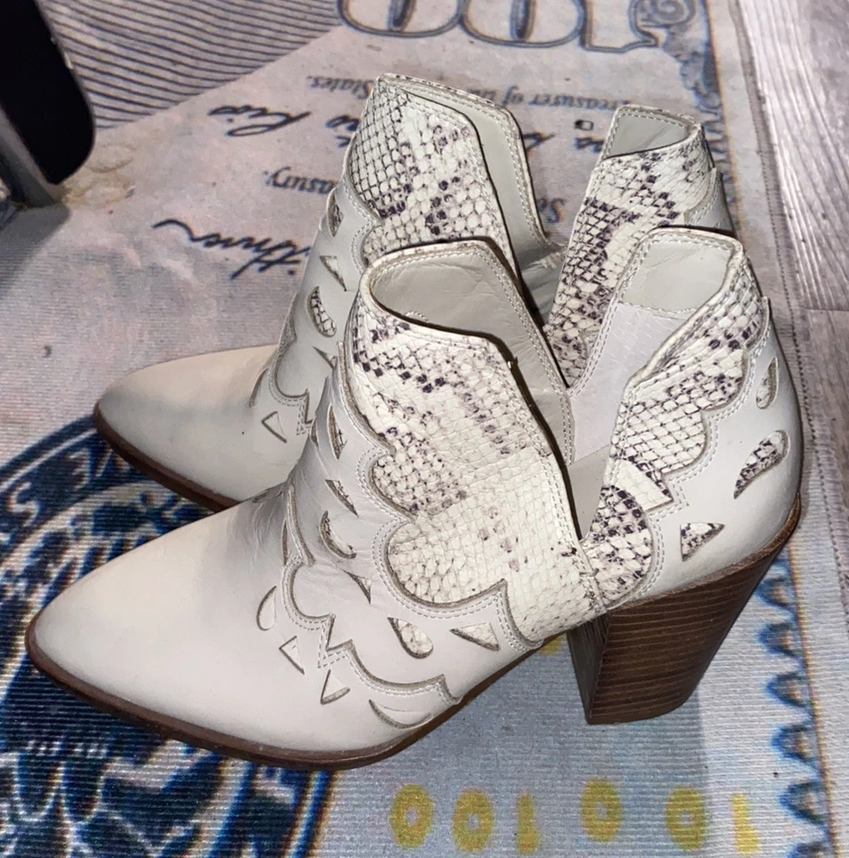 GB Gianni Binj Botines de Tacón Bloque de Cuero Marrón Color Piezas Nuevos sin Caja Talla 6 Foto 3 de 4