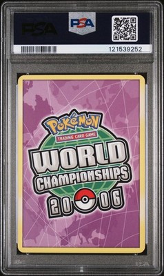 2006 POKEMON WORLD CHAMPIONSHIPS PROMO B-L-S #105 LUGIA EX PSA 8