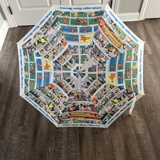 Newspaper Comic Strip Umbrella- Chicago Sun Times Vintage Comic Print
