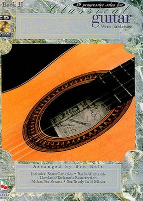 39 progressive Soli für klassische Gitarre, Buch II: mit Tabulatur [mit CD (Aud