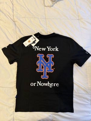 NEW YORK OR NOWHERE NY METS NEW ERA BLACK TEE XS T-SHIRT