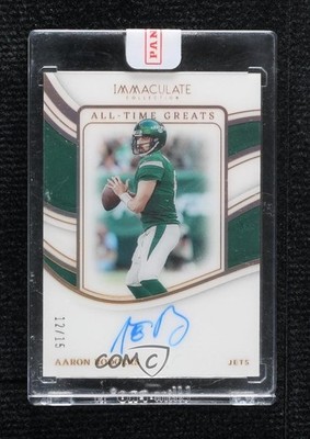 2023 Panini Immaculate All-Time Greats Signatures 12/15 Aaron Rodgers Auto 0ym7