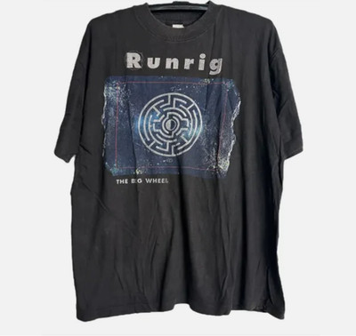 Runrig The Big Wheel Album Tour Shirt Men Women Cotton Tee