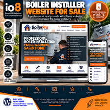 Boiler Installer Website ? WordPress Design for Local Leads ? No Monthly Fees