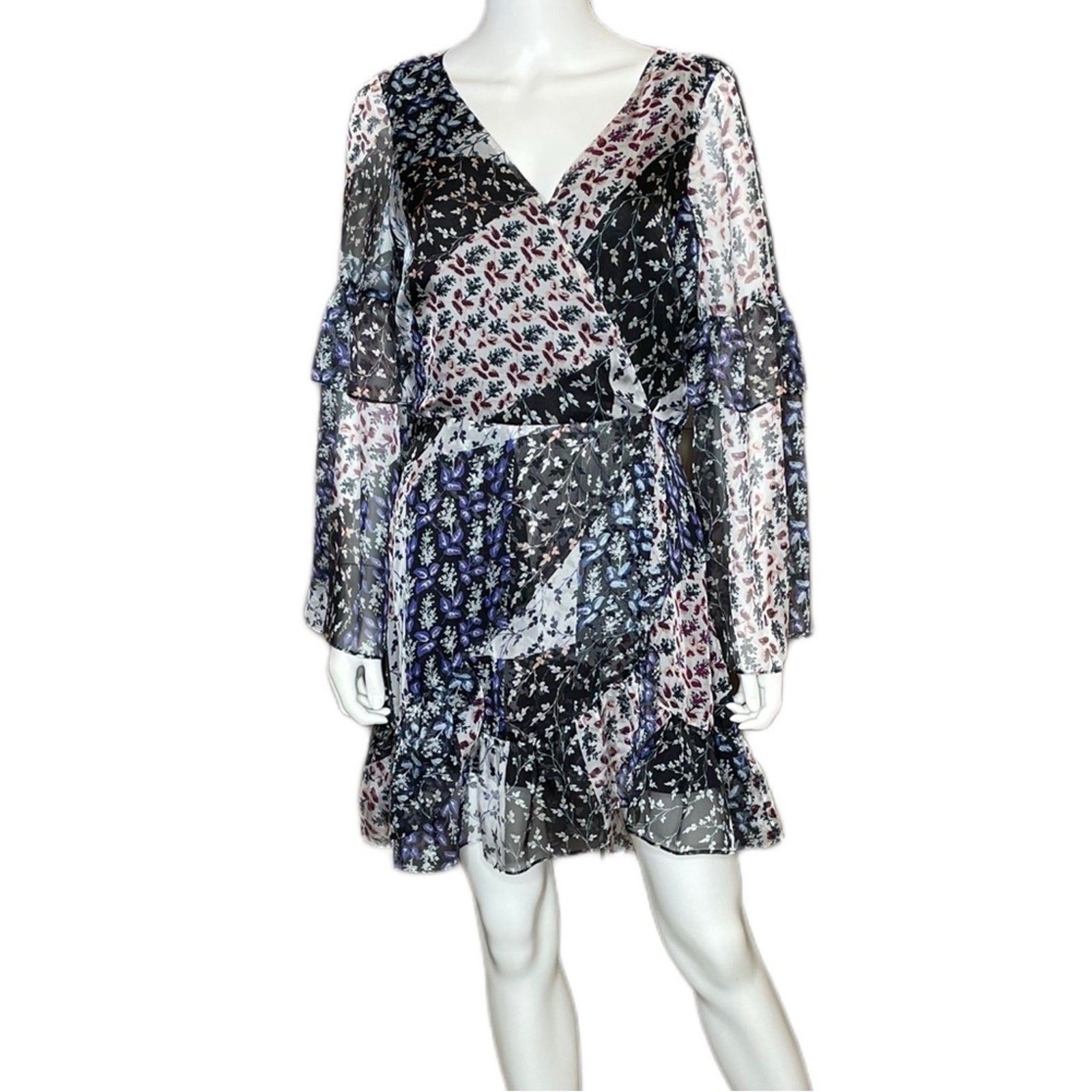 Devlin Priscilla Patchwork Boho Floral Dress Wome… - image 1