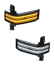 Side Mirror Marker Light Turn Signals Lights LED Sequential Switchback White