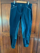 Piper SmartPak Jodphers Horse Riding Breeches 30R, Equestrian, Navy/Dove