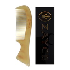 Horn Fine Tooth Comb - Anti-Static Hair Comb - Hair Styling Detangling Comb f...