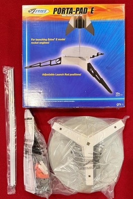 ESTES PORTA PAD E Model Rocket Launch Pad Brand New Open Box Complete!  Perfect