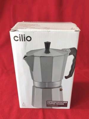 Cilio Mokkakanne für 9 Tassen Nr. 320626  neu und unbenutzt 