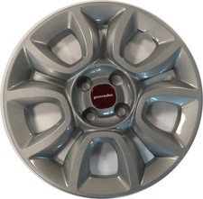 SET 4 COPRICERCHI COPPA RUOTA COPRIRUOTA BORCHIE PER FIAT PANDA 2012-"15