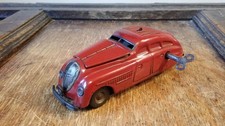 1930'S VINTAGE SCHUCO KOMMANDO ANNO 2000 WIND UP CLOCKWORK TINPLATE TOY CAR