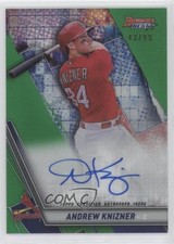 2019 Bowman's Best Auto Green Refractor 43/99 Andrew Knizner #B19-AK Auto 1u6