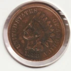 US Rare Old West 1880 Indian Head Penny Coin American Collection Shield Cent USA