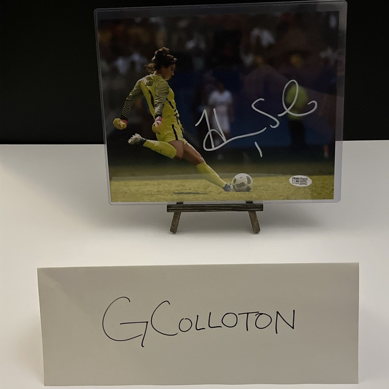 HOPE SOLO Signed / Auto Soccer 8x10 2016 Olympics Photo from PrimeTime Signing