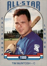 Tim McIntosh 1988 Cal A/S #12 RC Stockton Ports FREE SHIPPING AutographDen