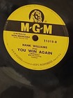 Very Rare Hank Williams MGM Metrolite "DJ Promo" 1950-1952 With His Last Song — photo 10