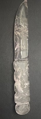 Clear corse Crystal dagger   Collectible Stone  