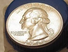 1948   Uncirculated  Quarter 90% SILVER    Blazing  Luster #408 ~ 12