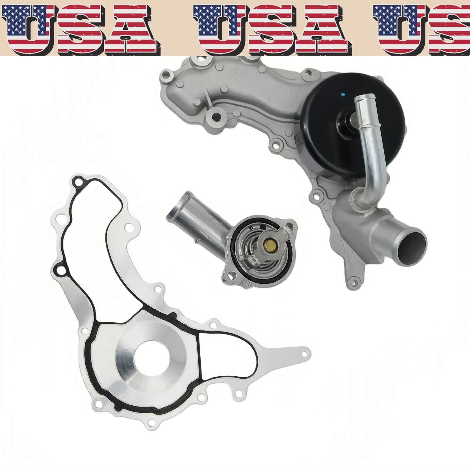 Fit Maserati Ghibli Levante Quattroporte 3.0T V6 Engine Water Pump w/ Thermostat