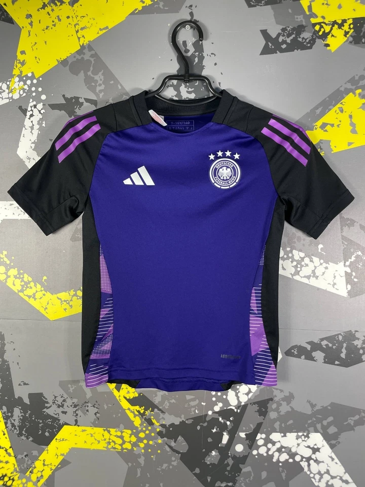 Germany Jersey Training Football Soccer Shirt Adidas Young Size S 9-10YRS ig93 - Image 1 of 4
