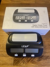 LEAP Chess Clock Digital Timer Professional Model PQ9907S with manual included