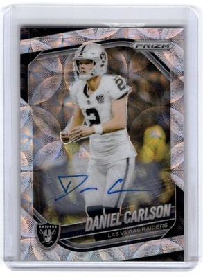 #'d /100 * Auto * 2025 Panini Prizm #271 Daniel Carlson Prizm Choice