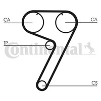 CT670 Continental Ctam Zahnriemen FüR Fiat,Lancia